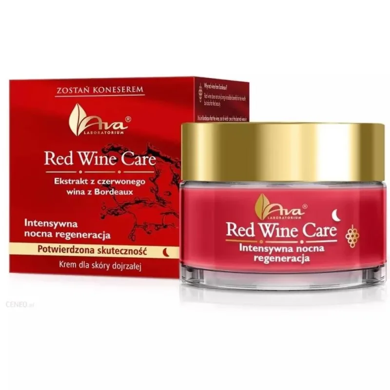 Ava Laboratorium Red Wine Care Cremă de noapte regenerantă pentru ten matur, 50ml — preț și oferte