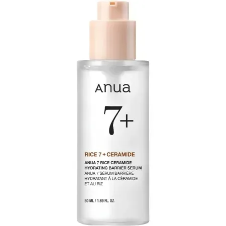 Ser hidratant cu ceramide si extract de orez Rice 7+ Ceramide, 50 ml, Anua — preț și oferte
