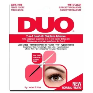 Ardell Duo 2-in-1 Brush-On Striplash adeziv închis și transparent, 5 g