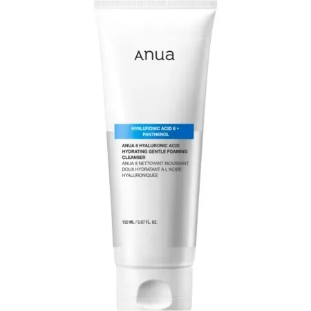 Spuma de curatare cu 8 tipuri de acid hialuronic Hydrating Gentle Foaming Cleanser, 150 ml, Anua — preț și oferte