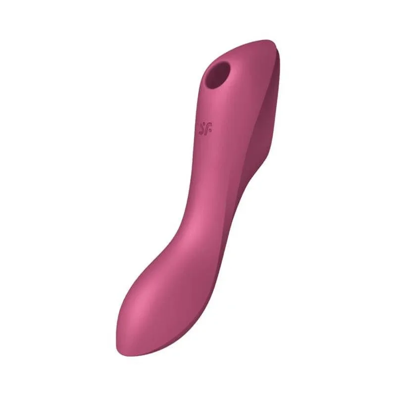 Satisfyer Curvy Trinity 3 Stimulator clitoridian cu vibrații Roșu — preț și oferte