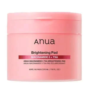Dischete hidratare si luminozitate Niacinamide 5 TXA Brightening Pad Face Toner, 60 buc, Anua