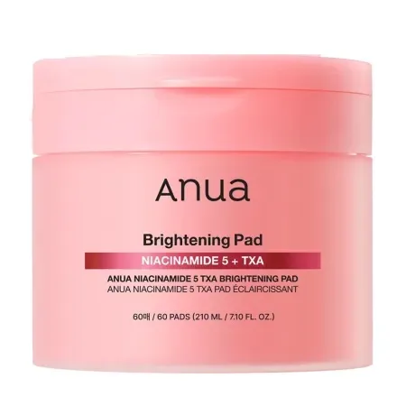Dischete hidratare si luminozitate Niacinamide 5 TXA Brightening Pad Face Toner, 60 buc, Anua — preț și oferte