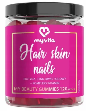MyVita, păr unghii piele elki, 120 bucăți