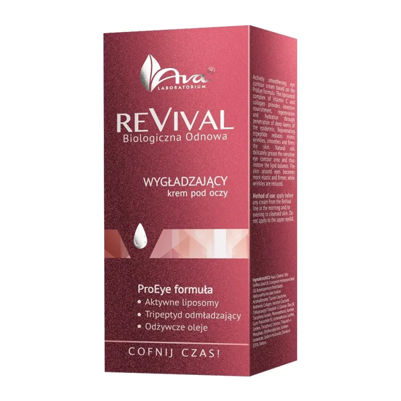 AVA Revival, cremă de ochi netezitoare, 15 ml — preț și oferte