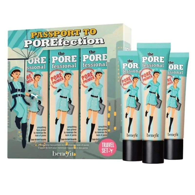 Benefit Passport to Porefection Trio Travel Set Set bază de machiaj, 3x22ml — preț și oferte