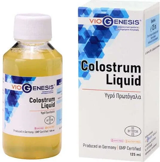 Viogenesis Colostrum Liquid Supliment pentru Întărirea Sistemului Imunitar 125ml Unflavoured — preț și oferte