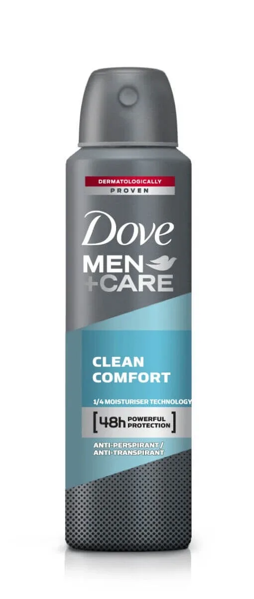 Anti-perspirant spray Dove Men+Care Clean Comfort 150ml — preț și oferte