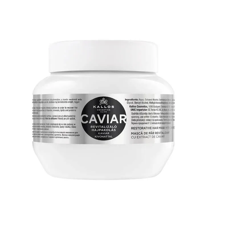 Kallos KJMN Caviar Restorative Hair Mask Mască de păr revitalizantă cu extract de caviar, 275ml Kallos Cosmetics — preț și oferte