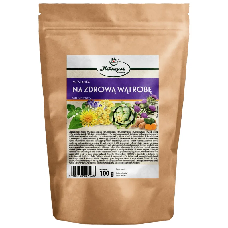 Herbapol Mieszanka Na Zdrową Wątrobę, 100 g — preț și oferte