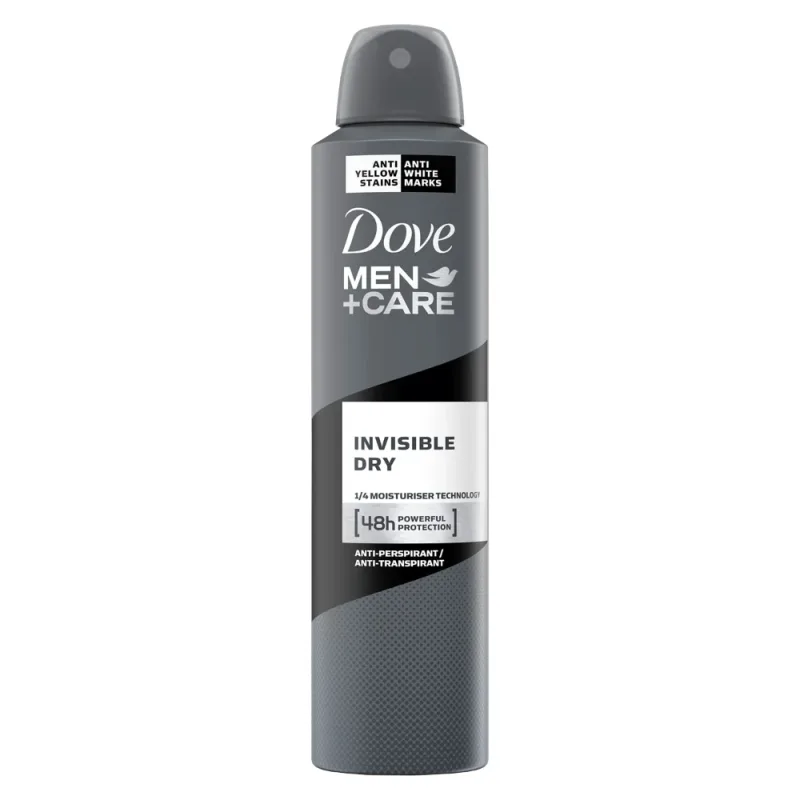 Deodorant Spray Invisible Dry, 250 ml, Dove Men — preț și oferte