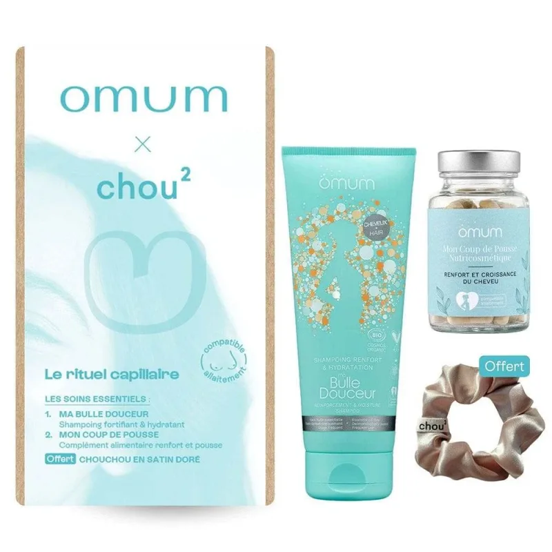 Omum Coffret Capillaire Omum x Chou² 200ml + 60 gélules — preț și oferte