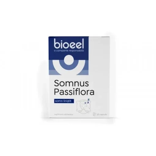 Somnus Passiflora, 20 Capsule, Bioeel — preț și oferte