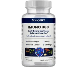 Imuno 360: Supliment Pentru Imunitate la Adulti - Sustine Imunitatea & Ofera Protecție Antivirală - 100 % Natural - 30 Capsule