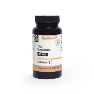Nat&Form Zinc lipozomal x60 capsule vegetariene