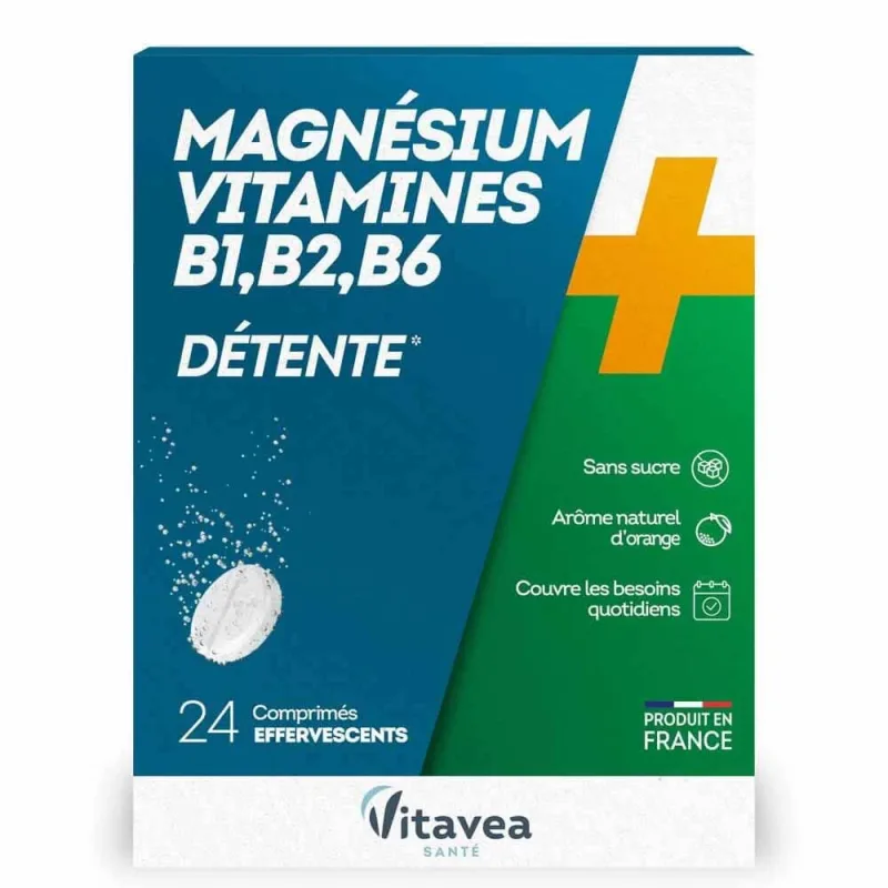 Vitavea Santé Magneziu + Vitamine B1 B2 B6 Relaxare 24 comprimate — preț și oferte