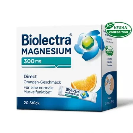 Biolectra Magnesium Lemon 300 mg, 20 plicuri, Vedra — preț și oferte