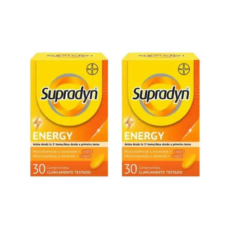 Supradyn Energy Vitamine, minerale și energie zilnică, 2x30 tablete BAYER — preț și oferte
