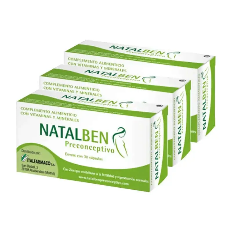 Natalben Preconceptive, 3x30 Capsule — preț și oferte