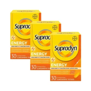 Supradyn Energy Vitamine, minerale și energie zilnică, 3x30 tablete
