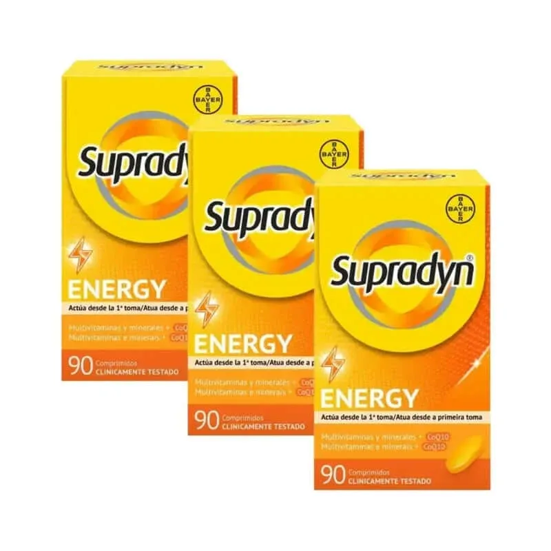 Supradyn Energy Vitamine, minerale și energie zilnică, 3X90 tablete — preț și oferte