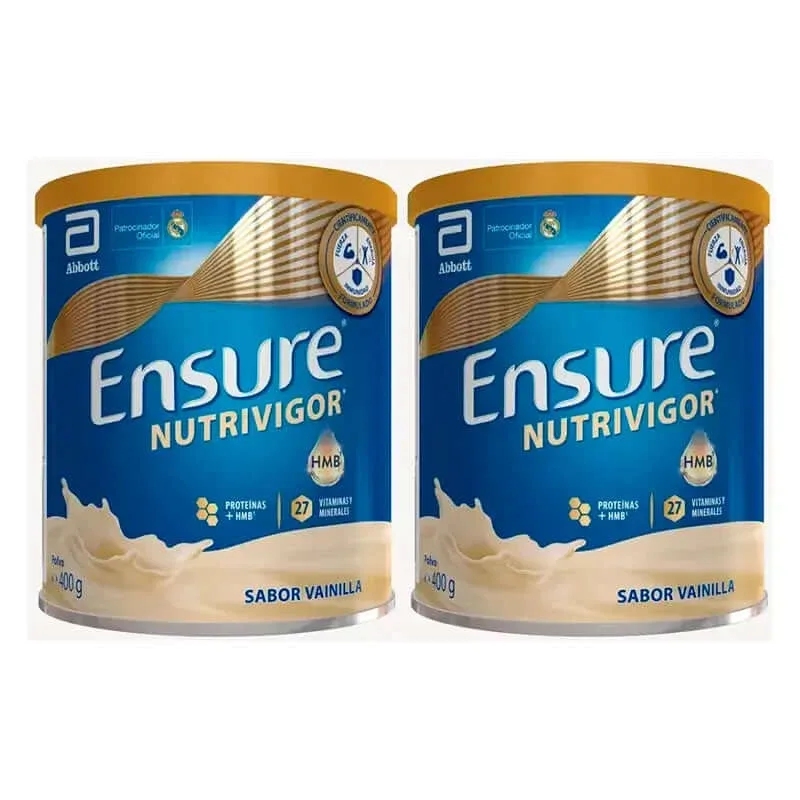 Ensure Nutrivigor Vanilie Adulți, 2x400 grame — preț și oferte
