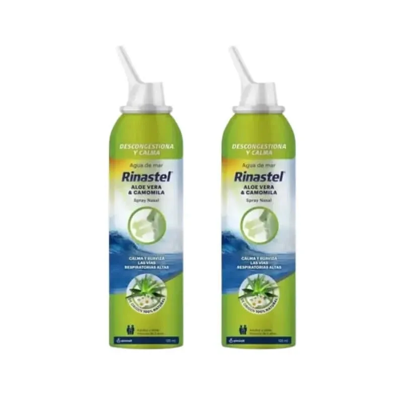 Rinastel Aloe V Chamomile Spray nazal, 2X125 Ml — preț și oferte