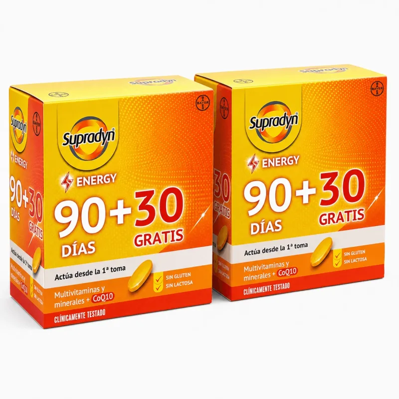 Supradyn Energy cu Coenzima Q10, 2x120 comprimate, Bayer — preț și oferte
