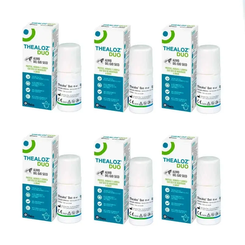 Thealoz Duo picături pentru ochi, 6 x 10 ml — preț și oferte