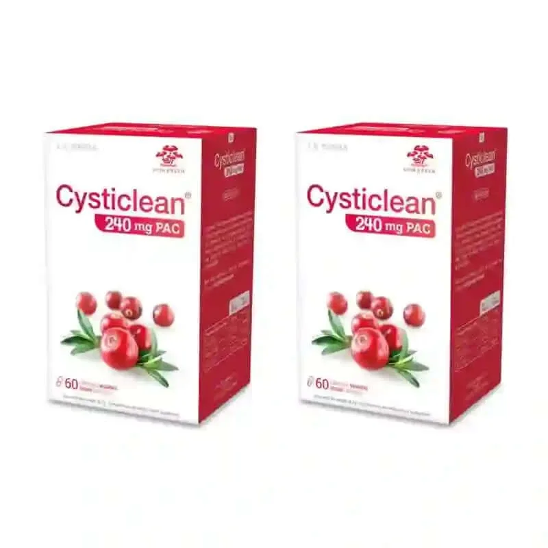 Cysticlean 240 Mg Pac, 2X60 Capsule — preț și oferte