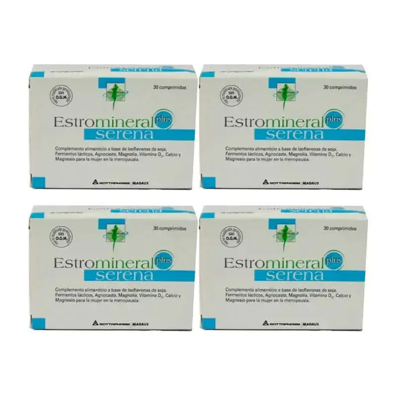 Estromineral Serena Plus, pachet 4 x 30 comprimate — preț și oferte