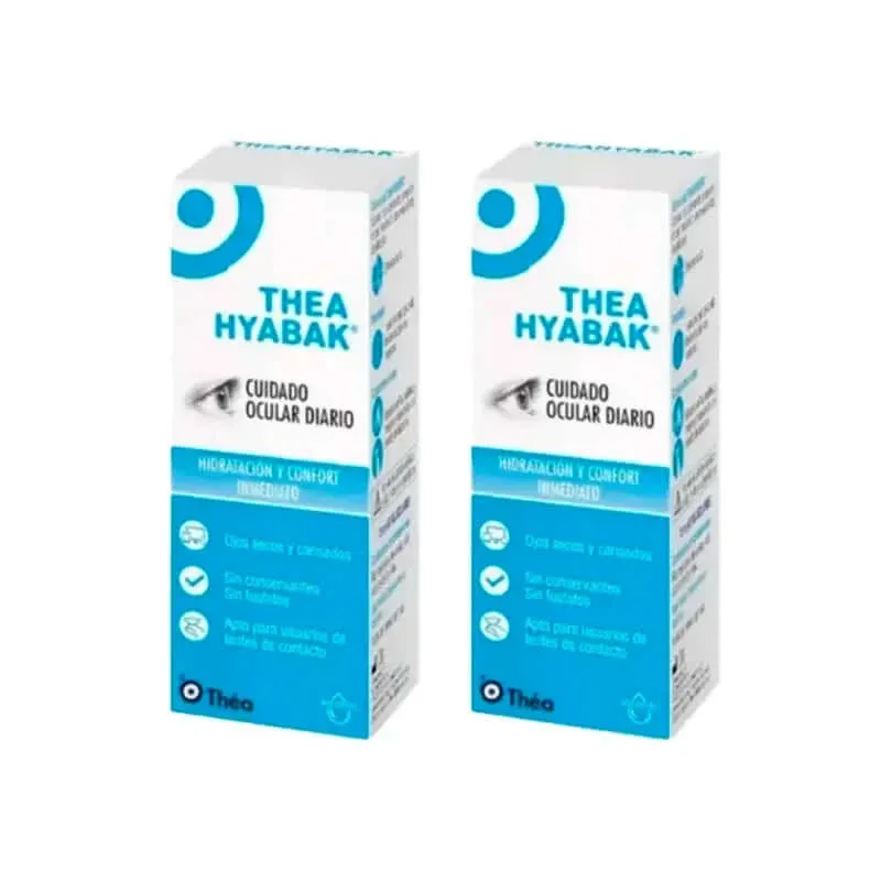Hyabak picături oftalmologice soluție, pachet 2 x 10 ml — preț și oferte