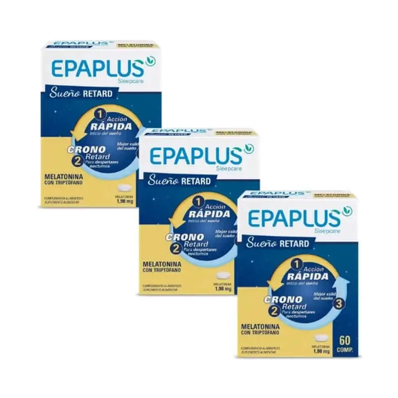 Epaplus Sleepcare Melatonin Retard cu triptofan Pachet 3 x 60 comprimate — preț și oferte