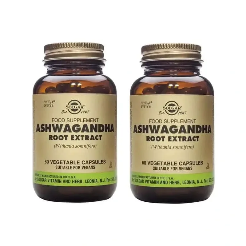 Solgar Ashwagandha, 2X60 Capsule — preț și oferte