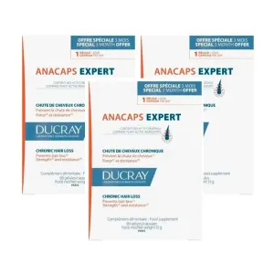 Ducray Anacaps Expert, pachet 3 x 90 capsule