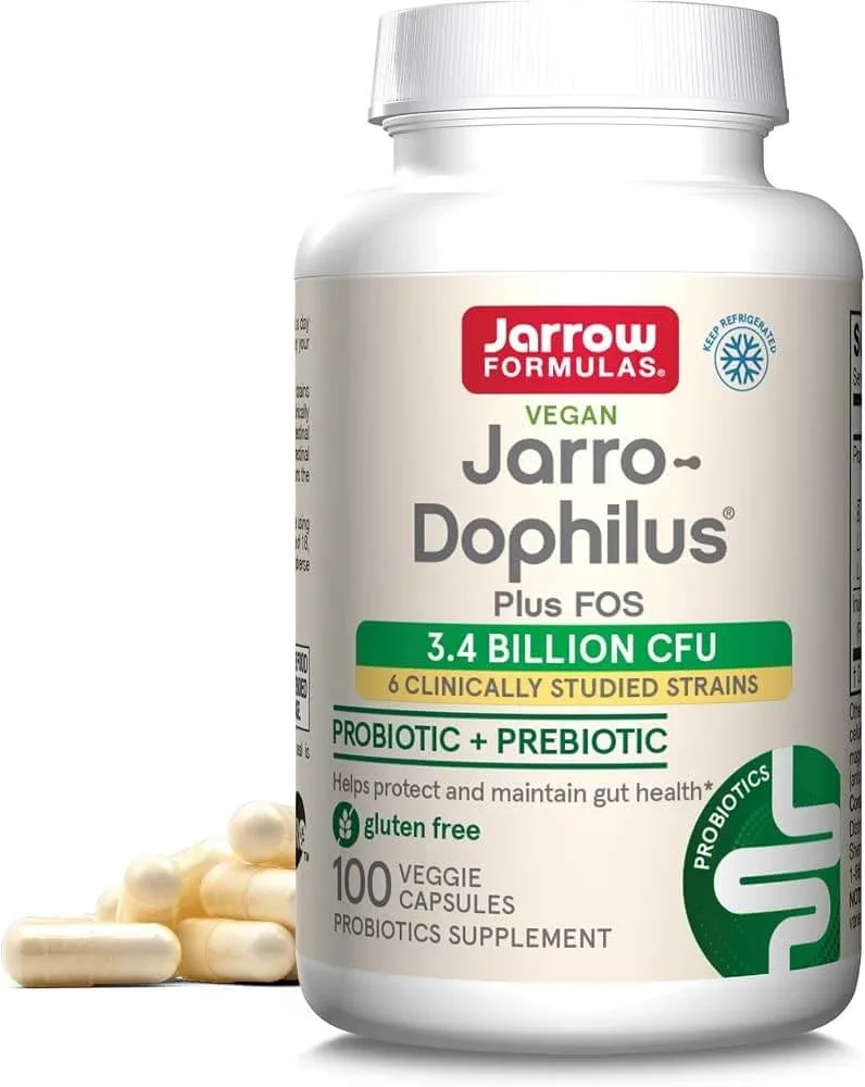 Jarro-Dophilus Plus FOS, 100 capsule, 3,4 miliarde UFC, Jarrow Formulas — preț și oferte