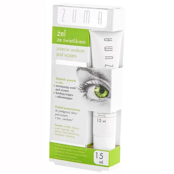 Zuma, Gel pentru ochi împotriva pungilor de sub ochi, 15 ml S-LAB — preț și oferte