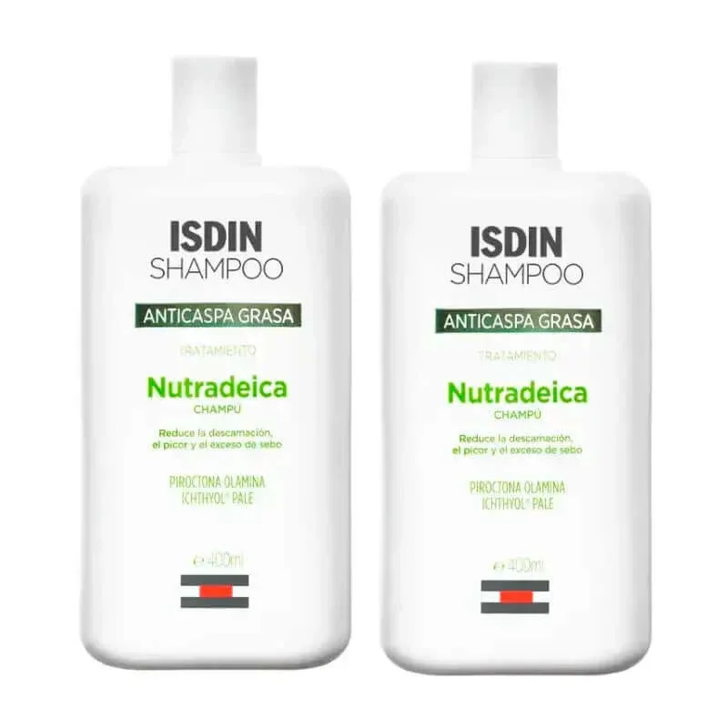 Isdin Nutradeica anti-mătreață grasă, pachet 2 x 400 ml Isdinceutics De — preț și oferte
