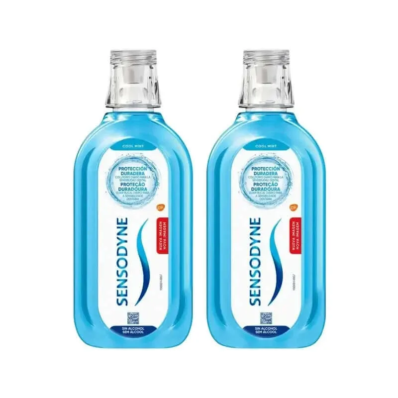 Sensodyne Mentă rece Apă de gură, 2X500 Ml — preț și oferte
