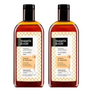 Nuggela & Sule Champu Premium Extracto de Cebolla Cabello Debil y Graso, Pack 2 x 250 ml
