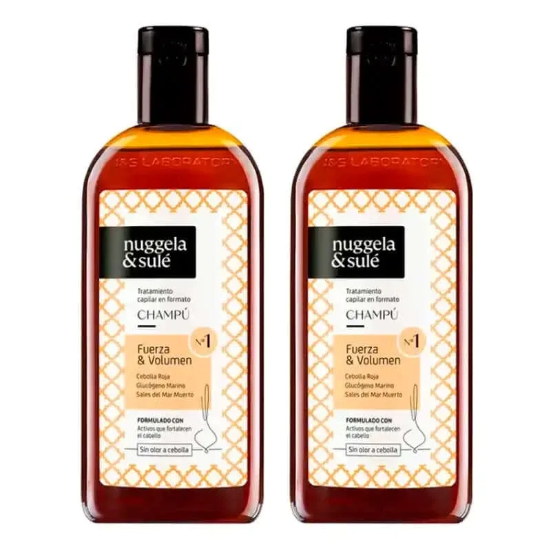 Nuggela & Sule Champu Premium Extracto de Cebolla Cabello Debil y Graso, Pack 2 x 250 ml — preț și oferte