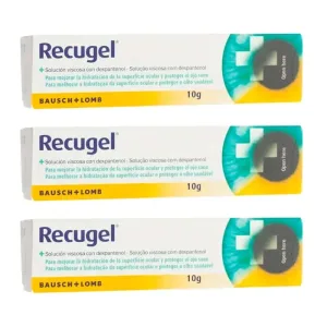 Recugel Gel oftalmic , 3 x 10 grame