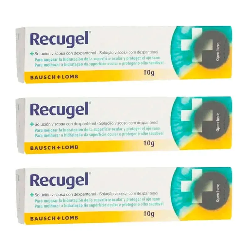Recugel Gel oftalmic , 3 x 10 grame — preț și oferte