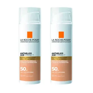 La Roche Posay Duplo Anthelios Age Correct Spf50 Color, 2 X 50 Ml