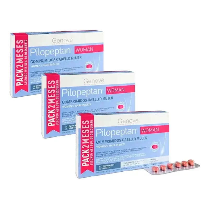 Pilopeptan Woman, pachet 3 x 60 comprimate — preț și oferte