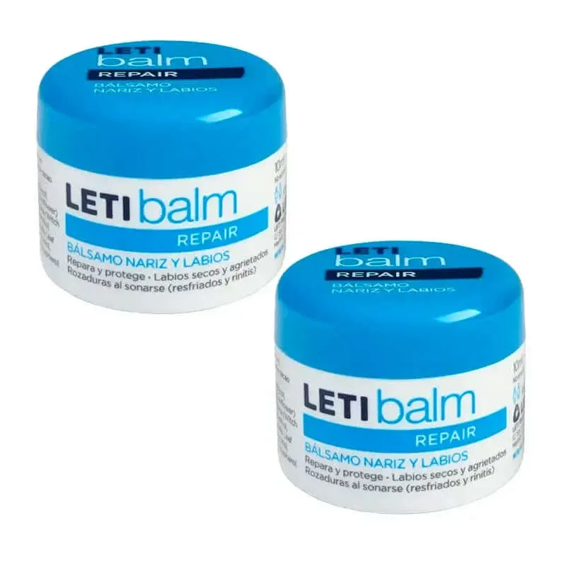 Pachet de balsam reparator pentru nas și buze Letibalm 2 x 10 ml — preț și oferte