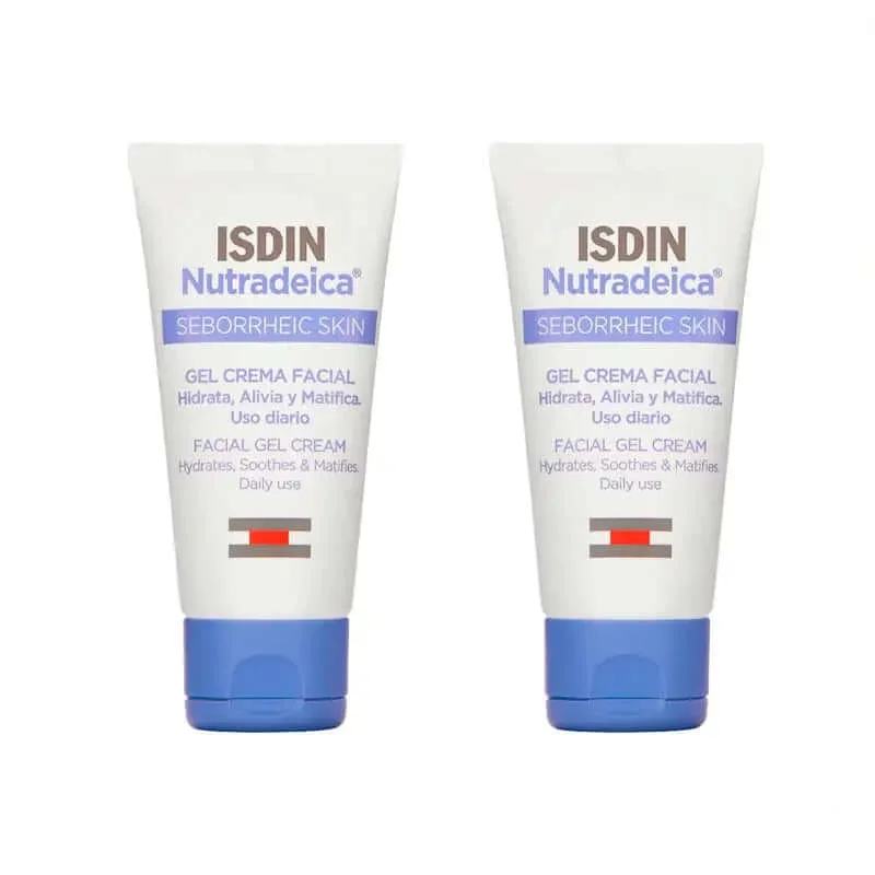 Isdin Duplo Nutradeica Facial Cream Gel 2 x 50 Ml Isdinceutics De — preț și oferte