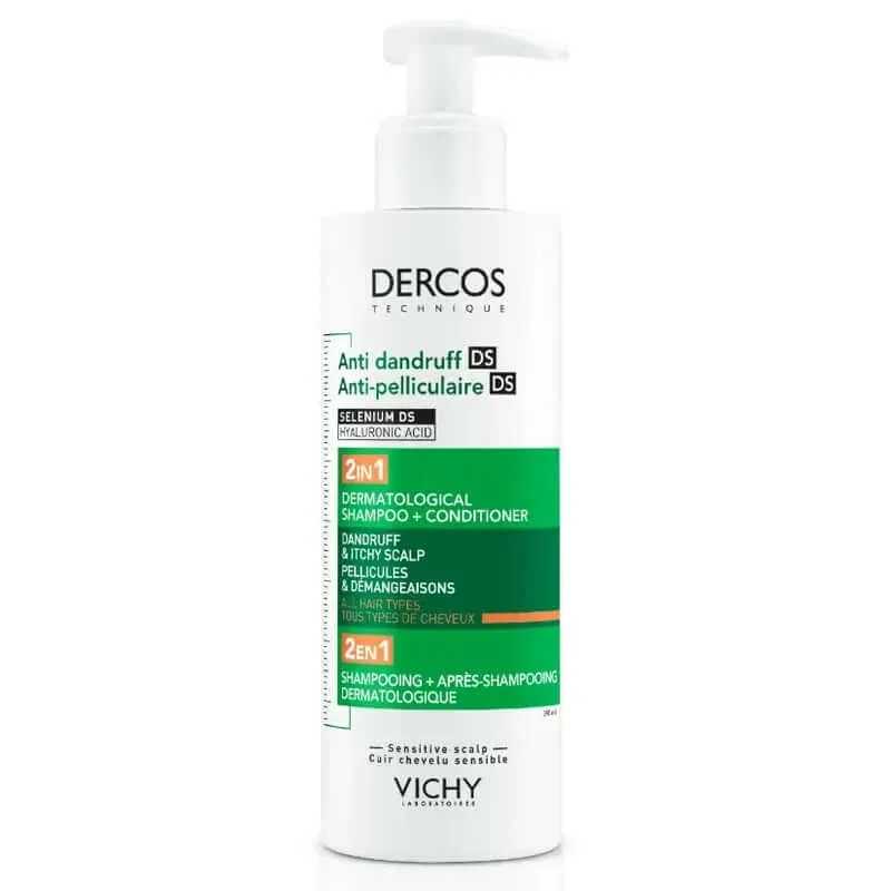 Vichy Dercos Șampon de condiționare anti-mătreață Ds 2 în 1, 390 ml — preț și oferte