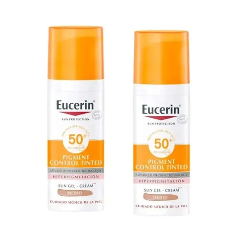 Eucerin Solar Pigment Control Tinted SPF50+ ton mediu 50ml, 2x50ml — preț și oferte