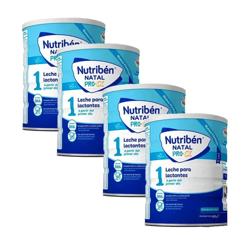 Nutribén Natal Pro-Alpha Milk Starter, 4 X 800 g — preț și oferte
